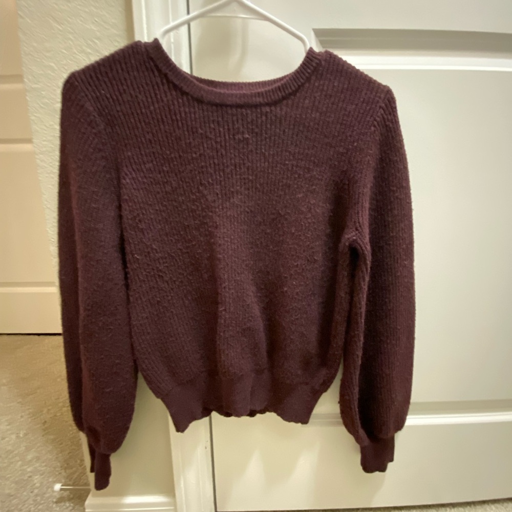 Women's Burgundy Sweater